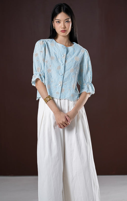 Fiore Top Blue