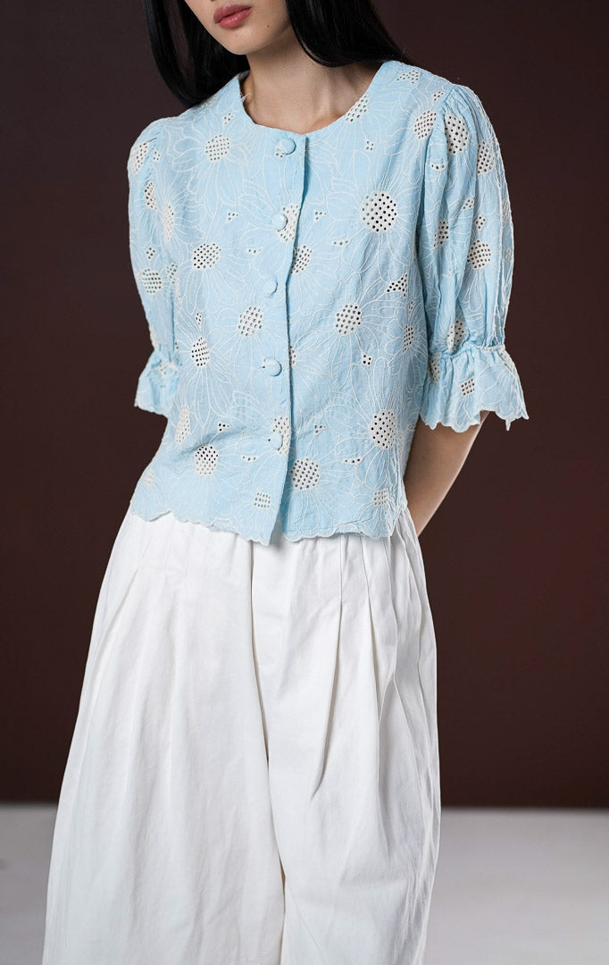 Fiore Top Blue