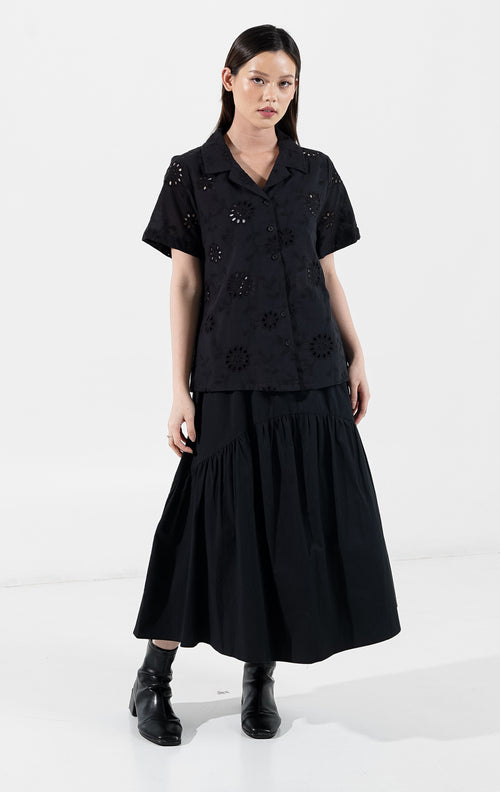 Lelace Top Black