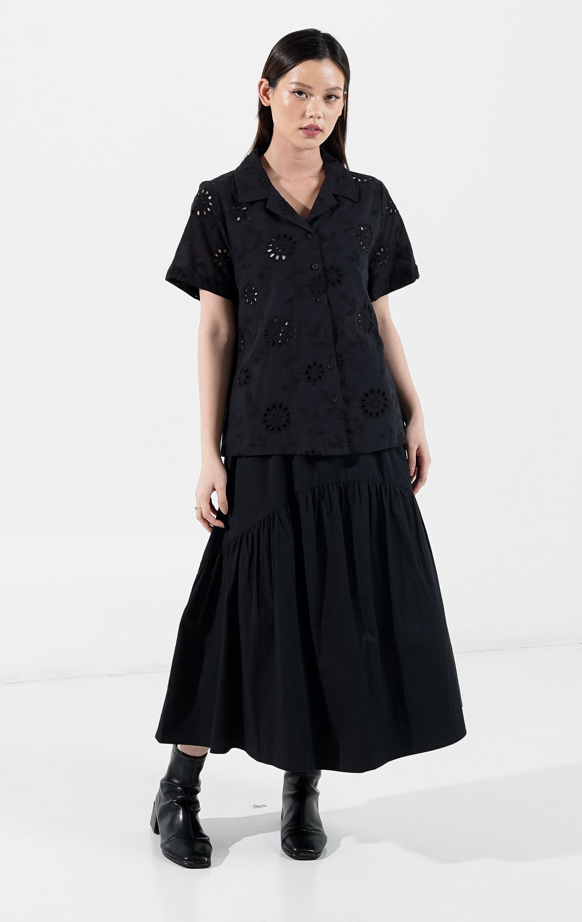 Lelace Top Black