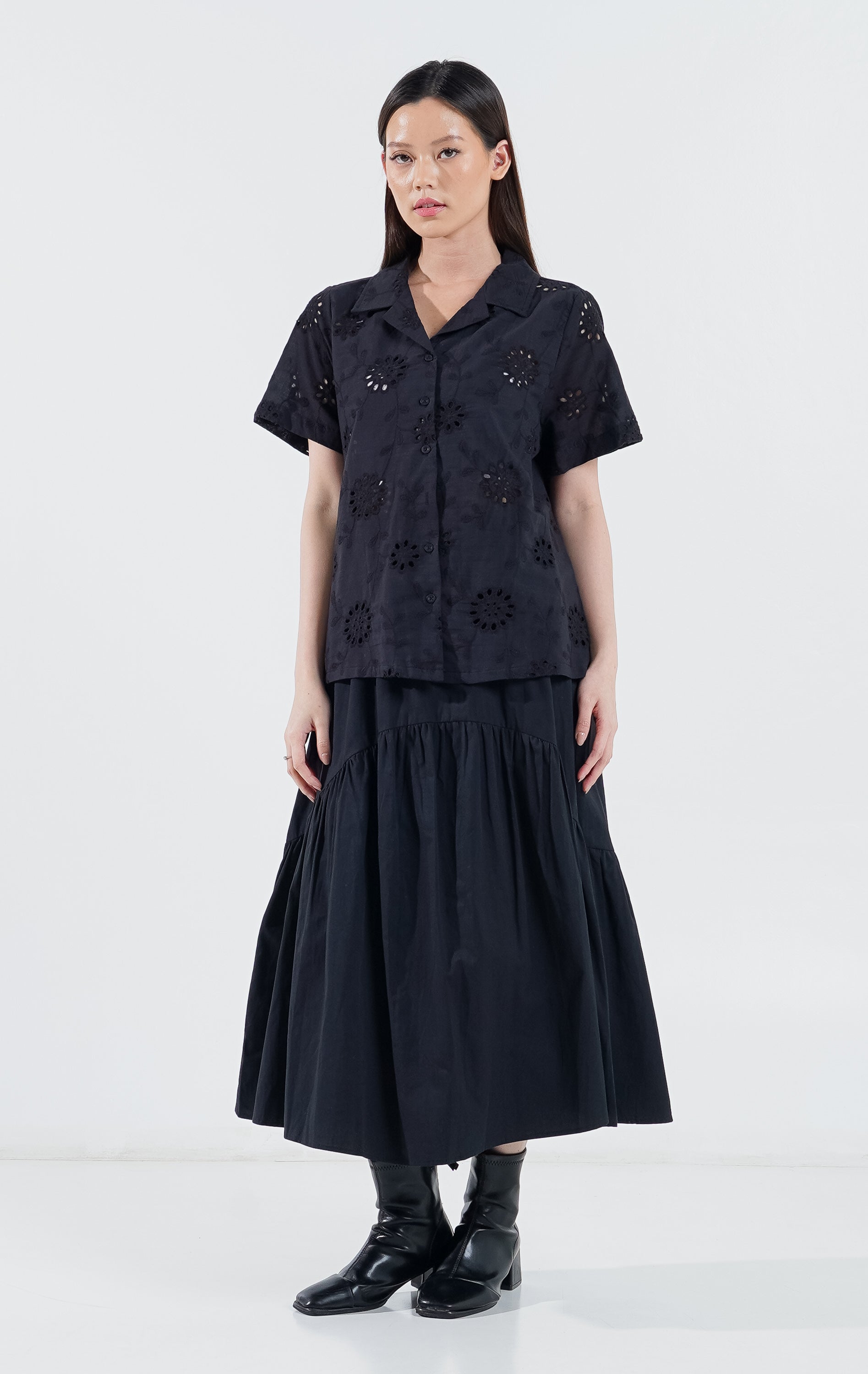 Lelace Top Black