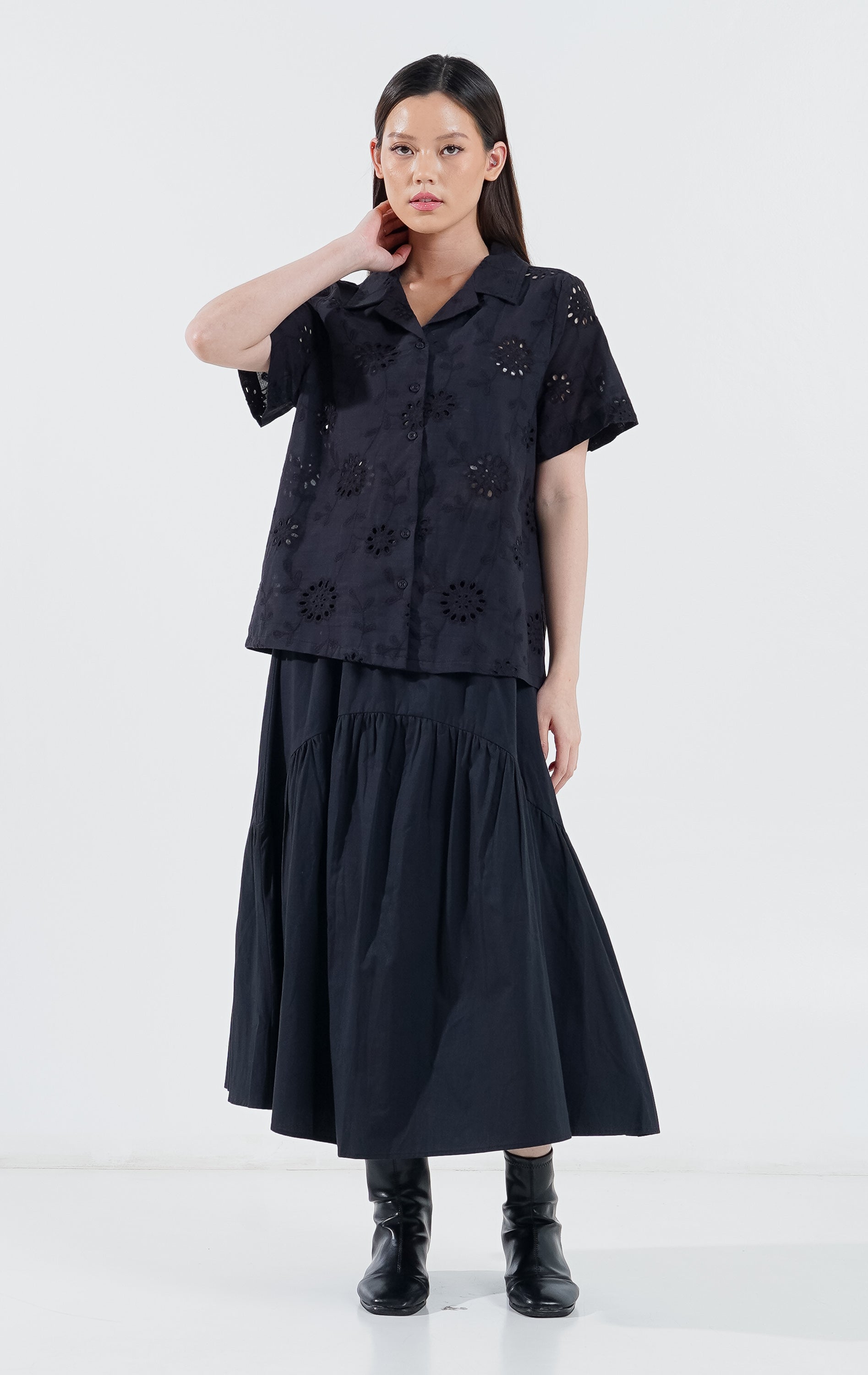 Lelace Top Black