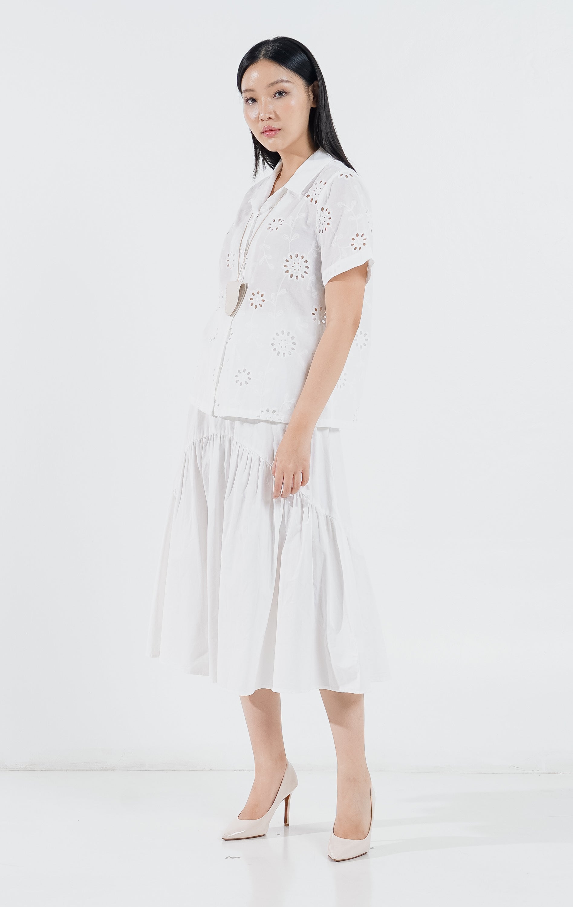 Lelace Top White