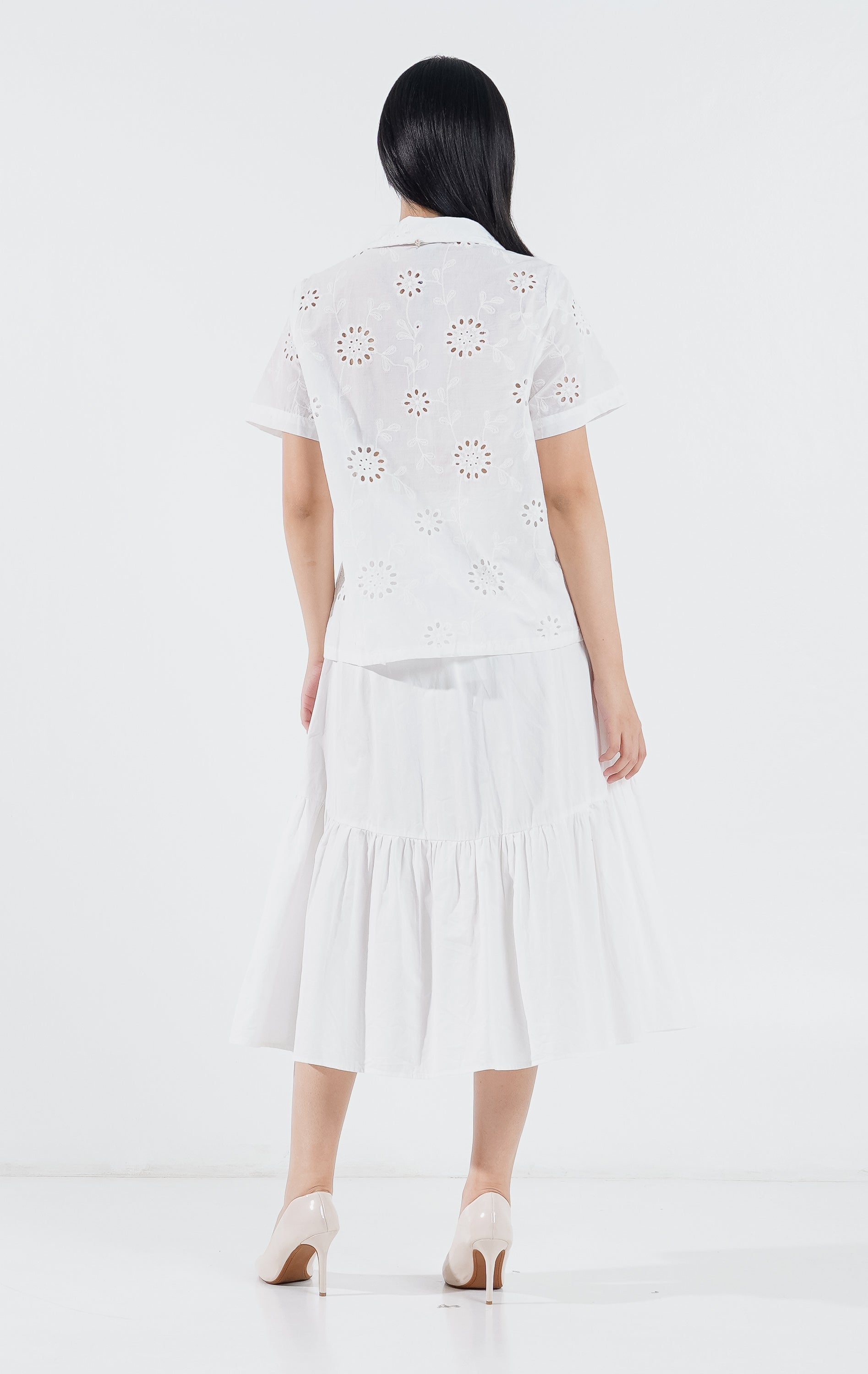 Lelace Top White