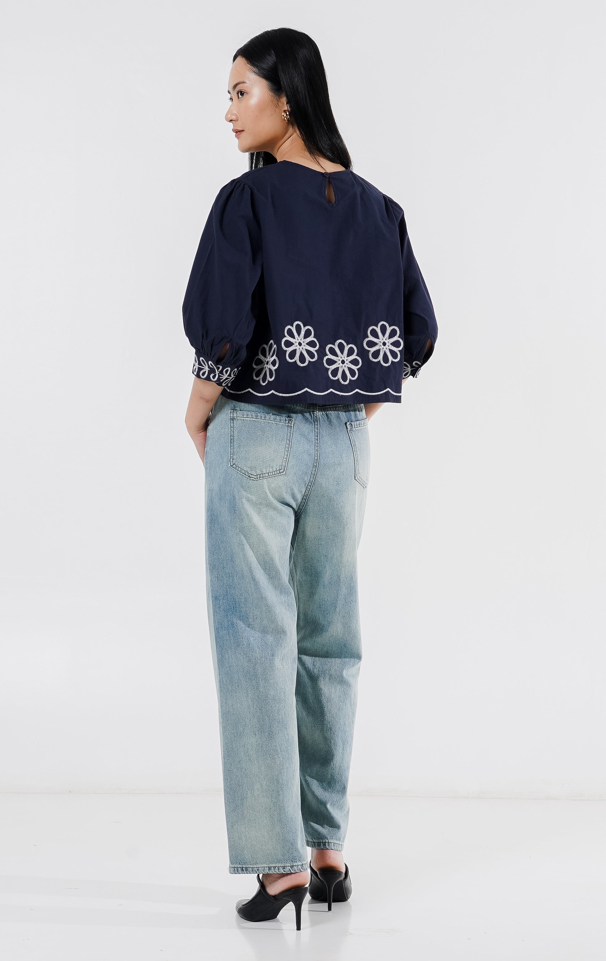 Capri Top Navy