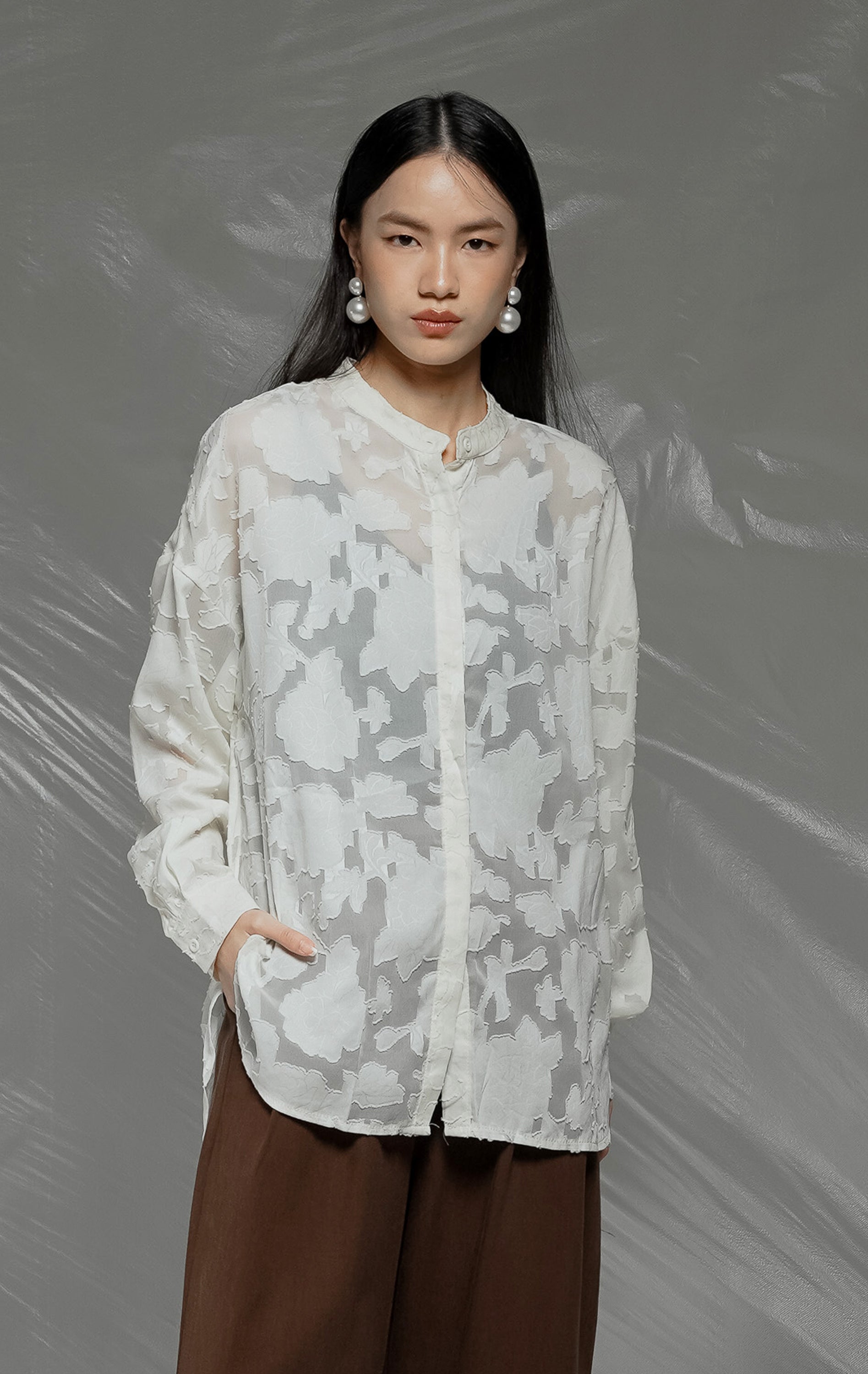 Luna Top Ivory