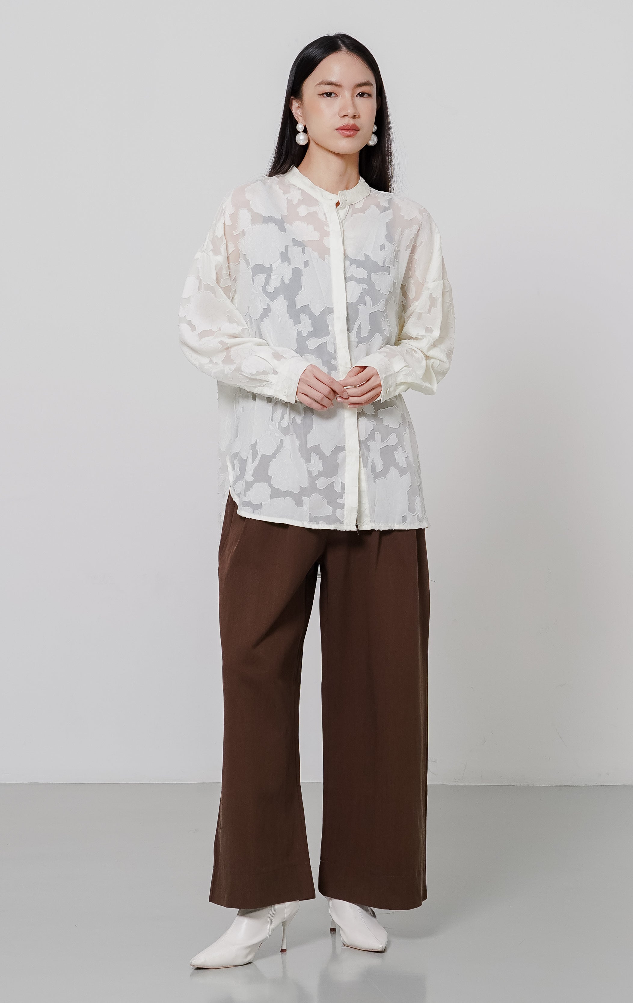 Luna Top Ivory