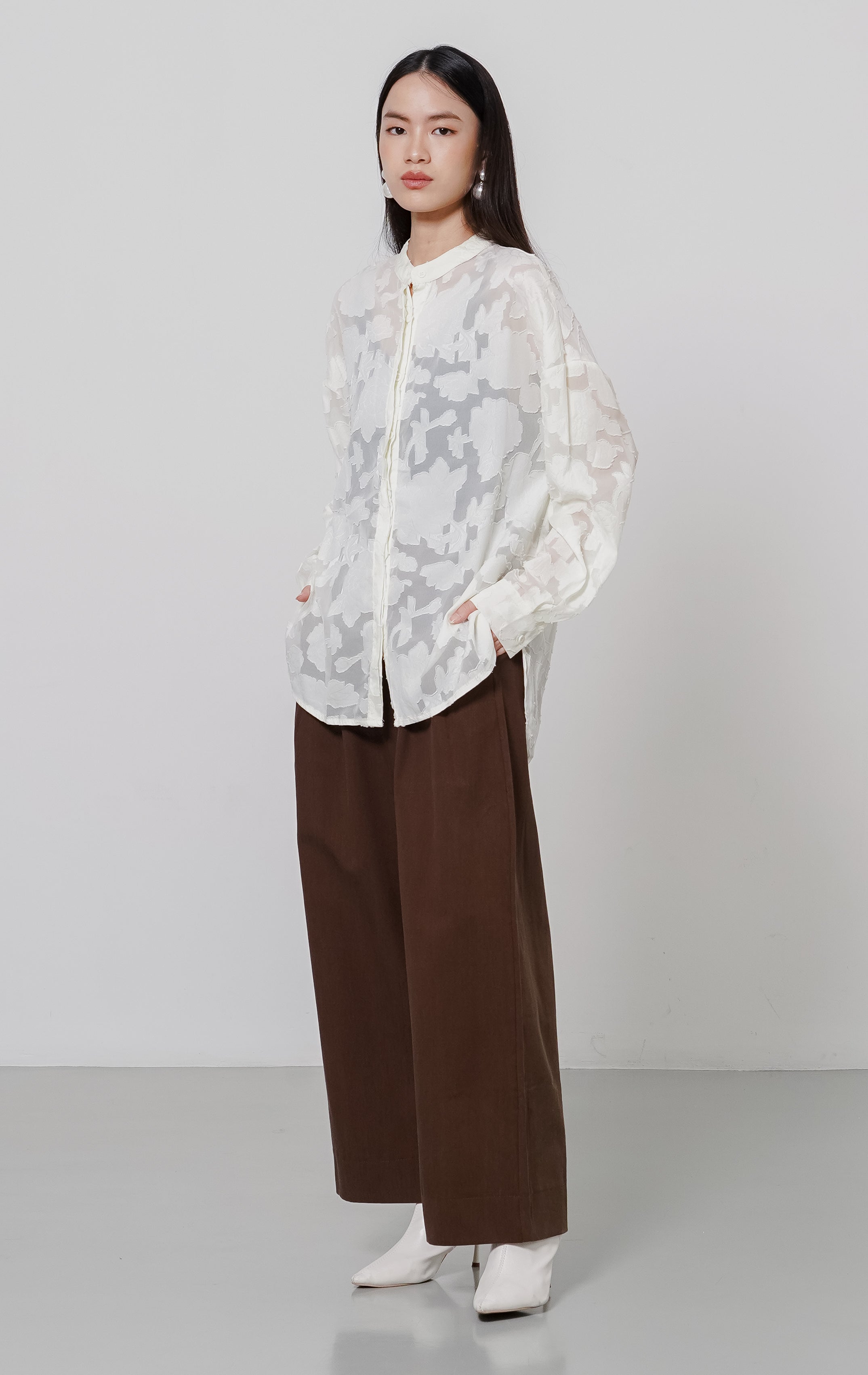 Luna Top Ivory