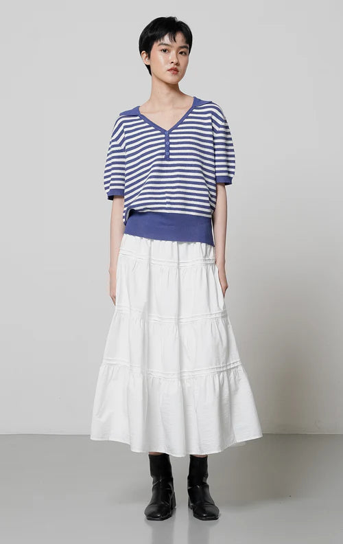 Anaya Knit Top Blue