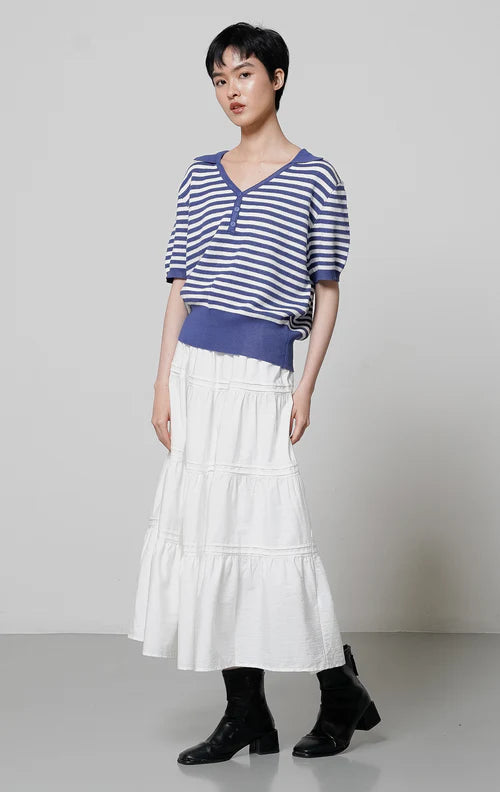 Anaya Knit Top Blue