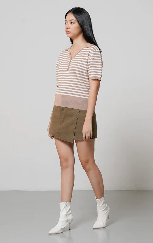 Anaya Knit Top Brown