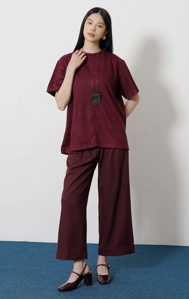Calliodra Top Maroon