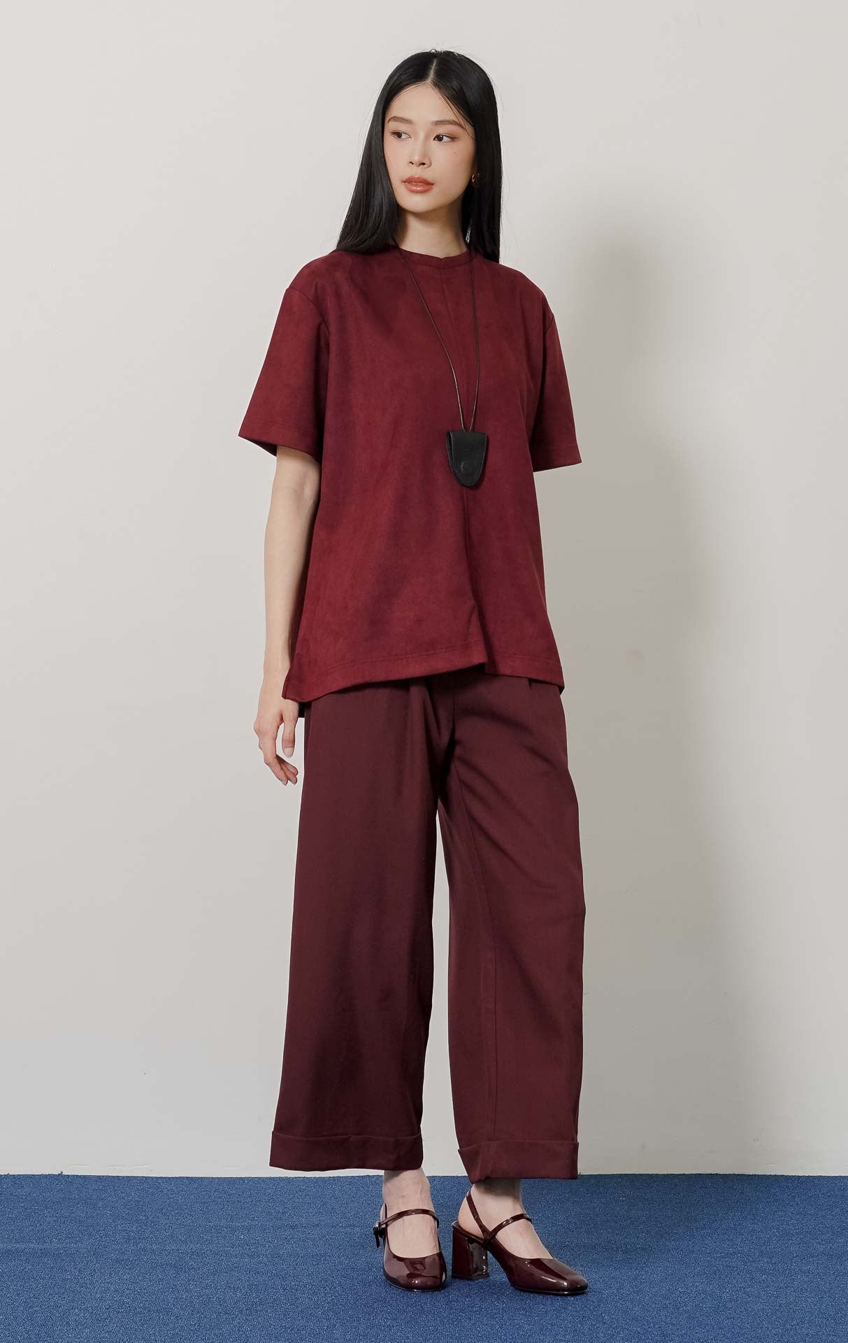 Calliodra Top Maroon