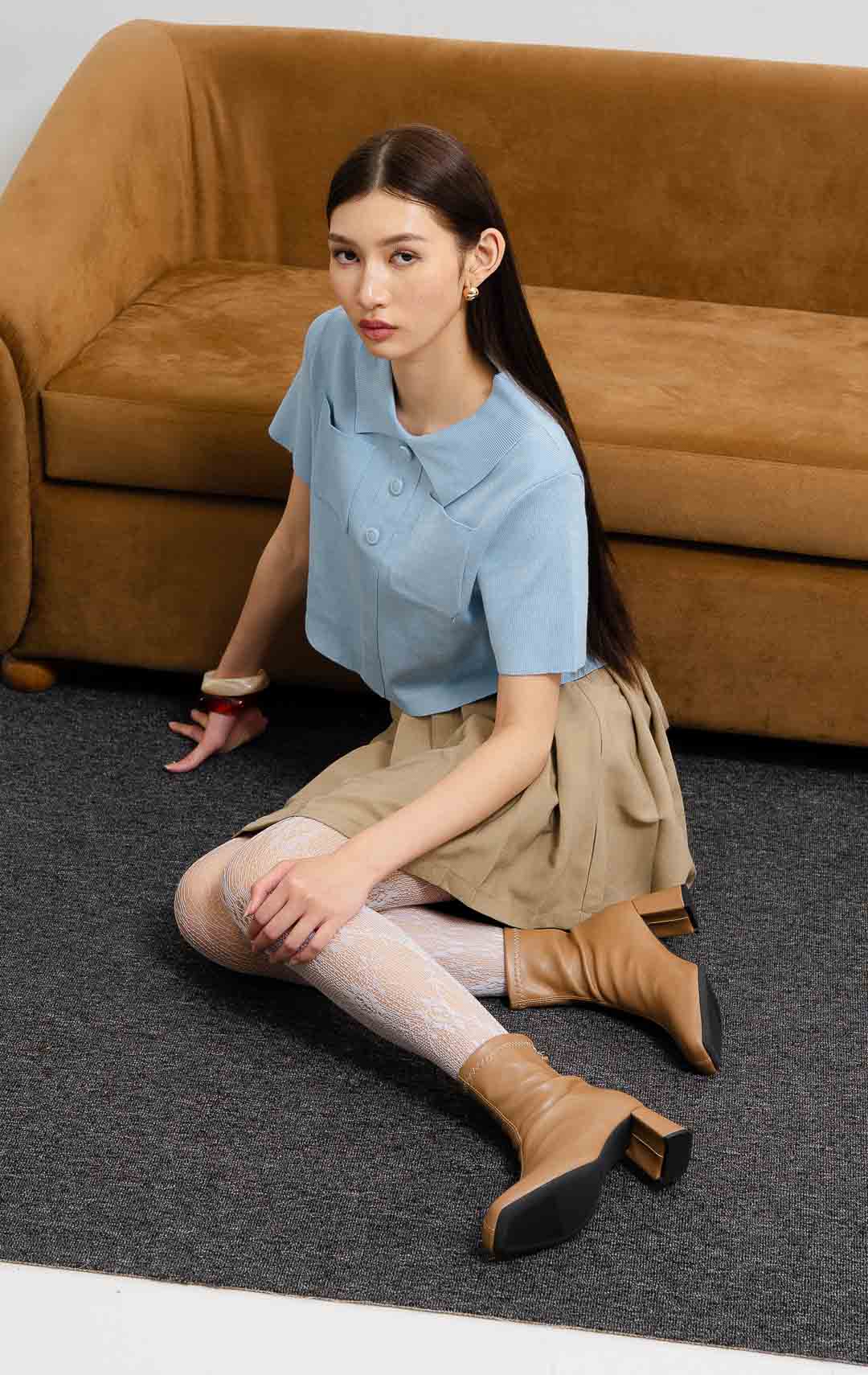 Chiara Top Blue