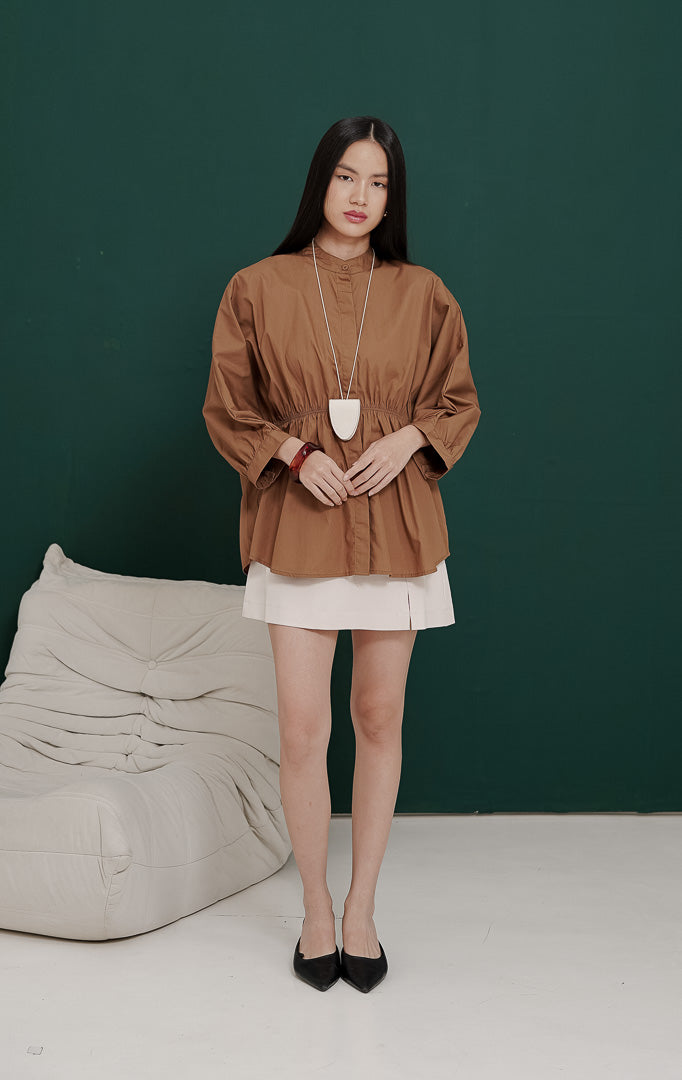 Kina Top Brown