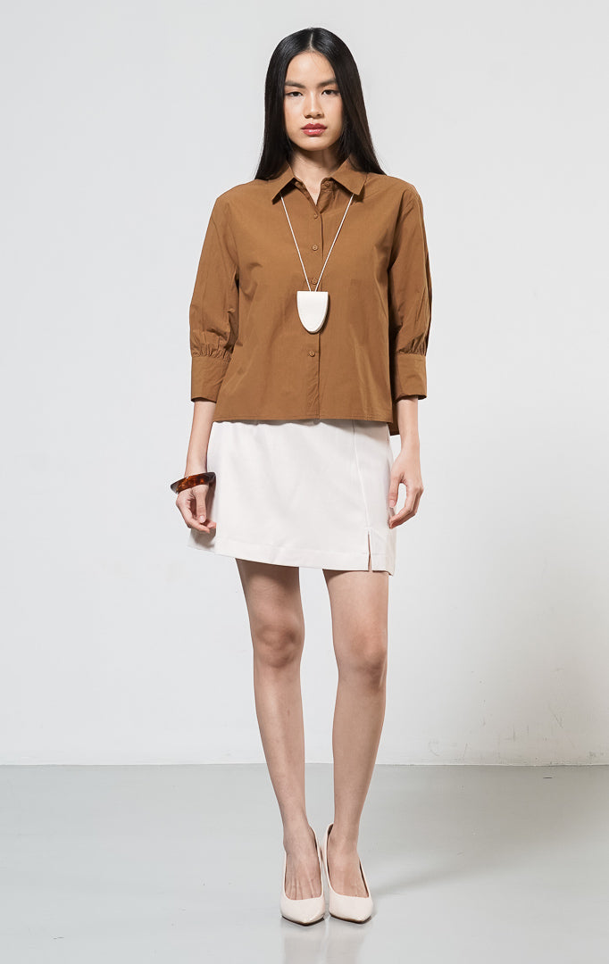 Kina Top Brown