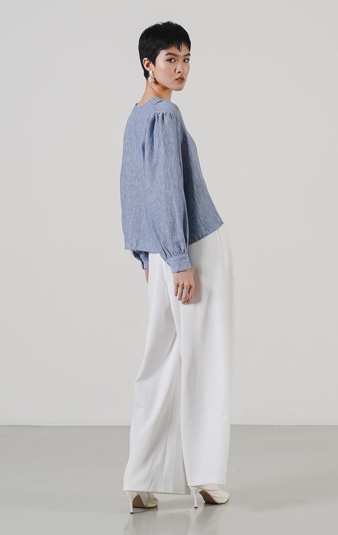 Donna Top Blue