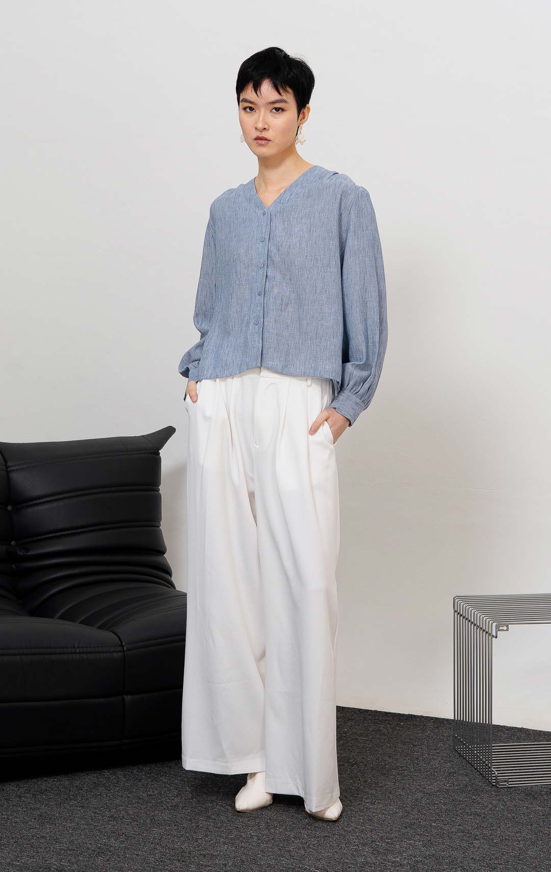 Donna Top Blue