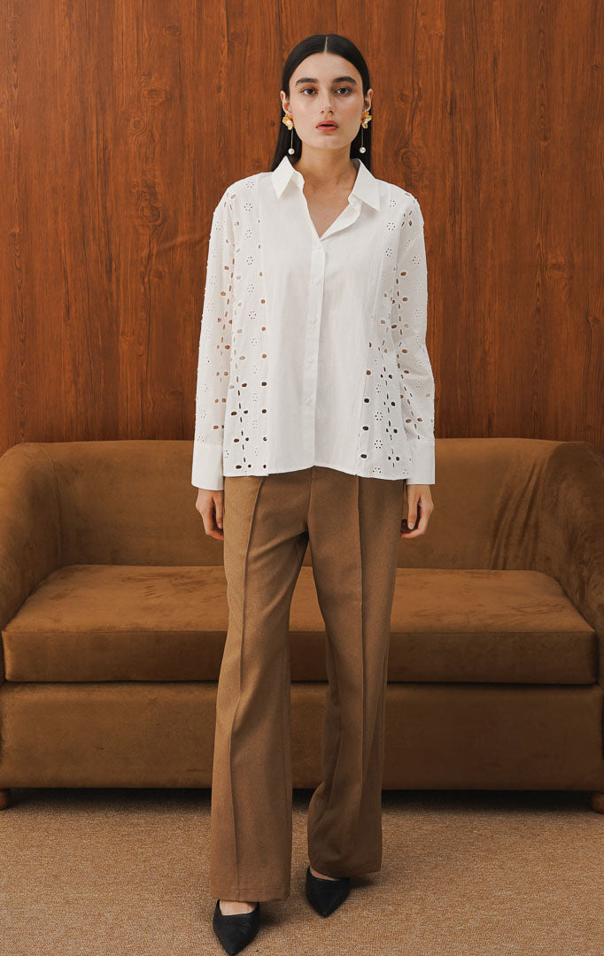Felicia Top White