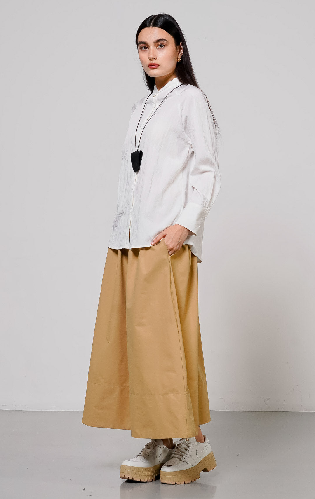 Selena Top White