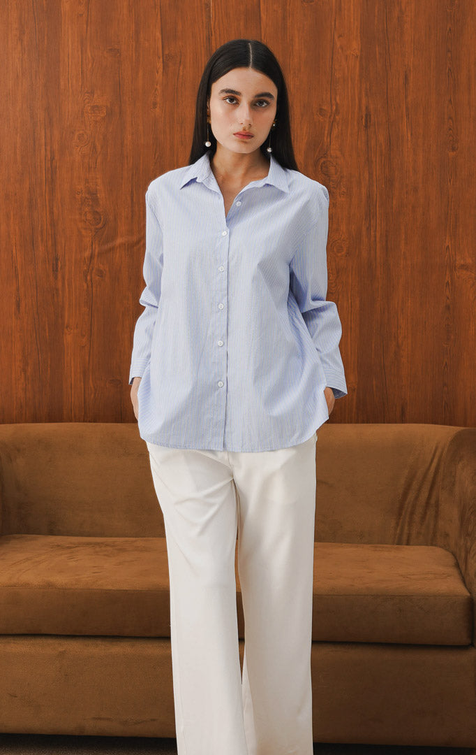 Diane Top Blue