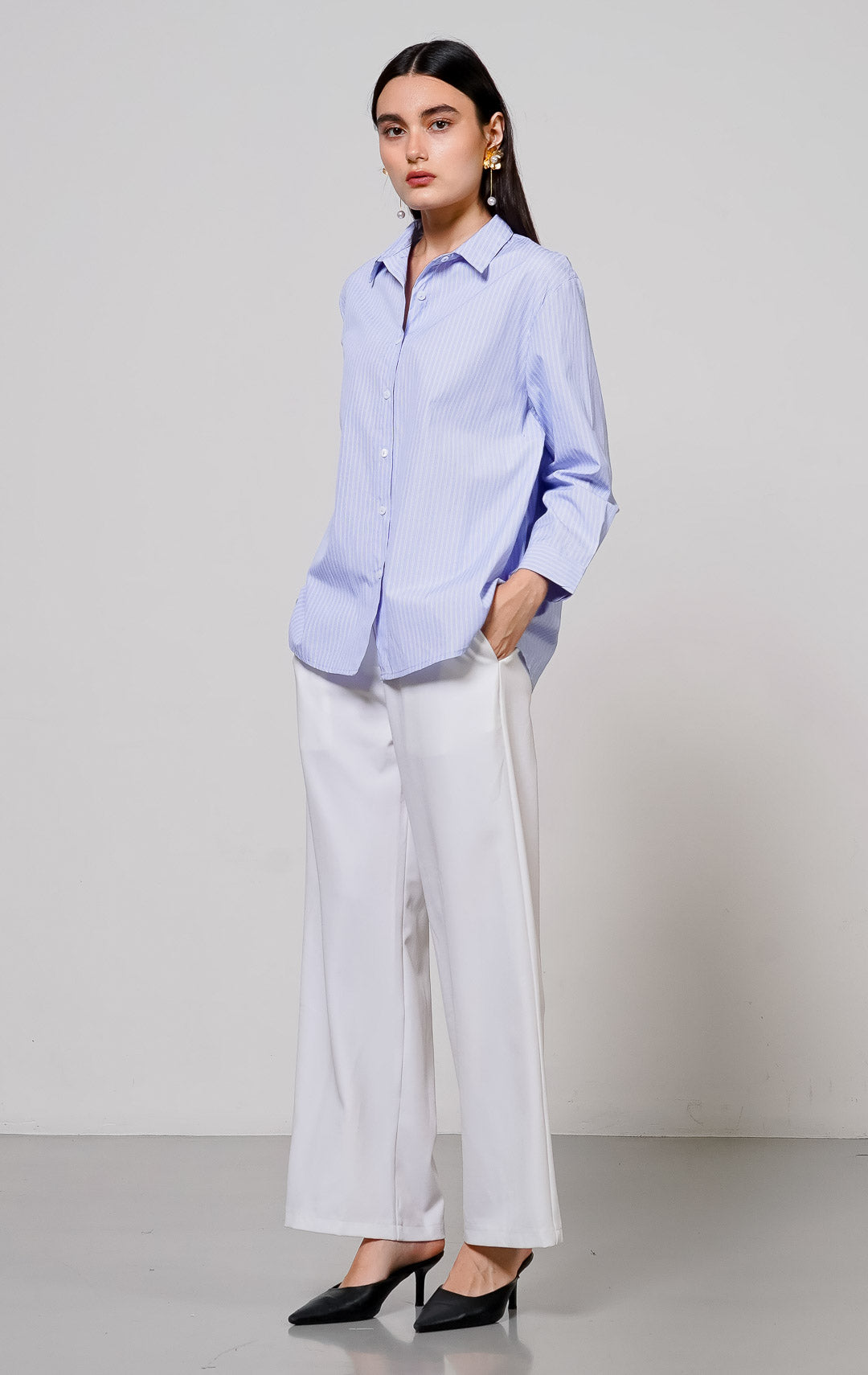 Diane Top Blue