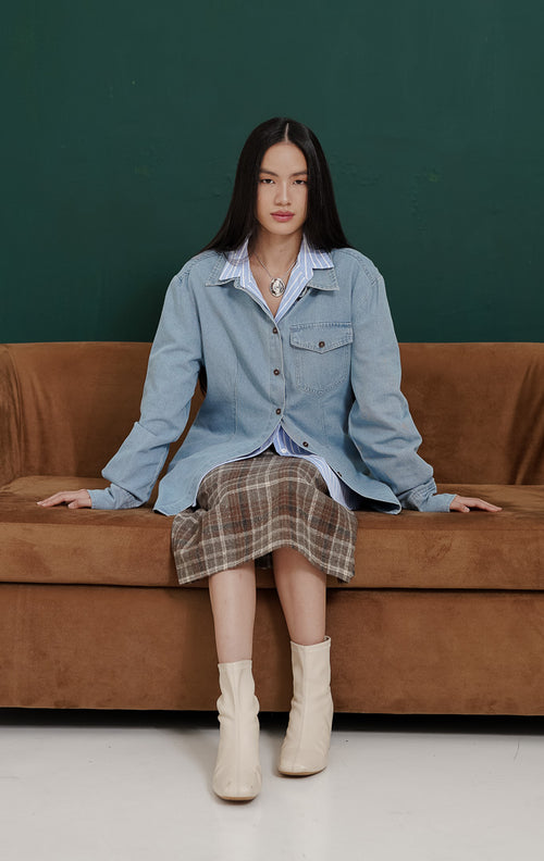 Abigail Top Light Denim