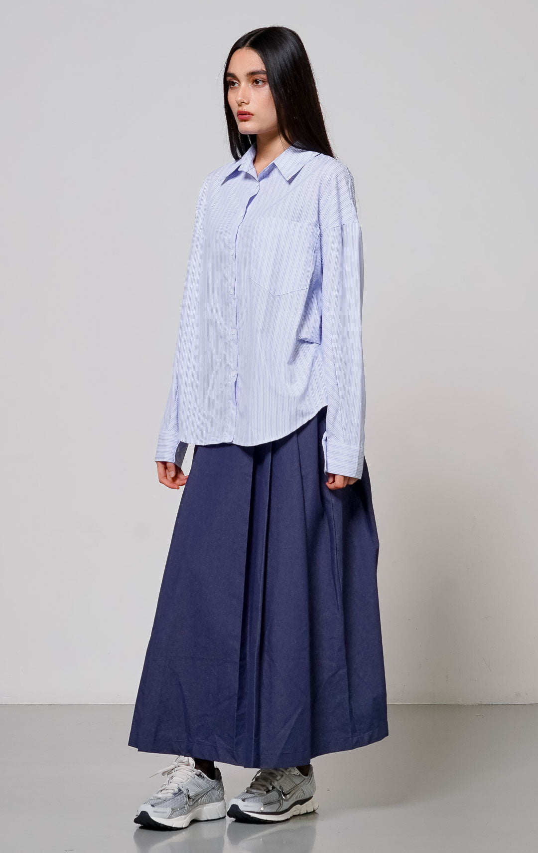 Ella Top Blue Striped