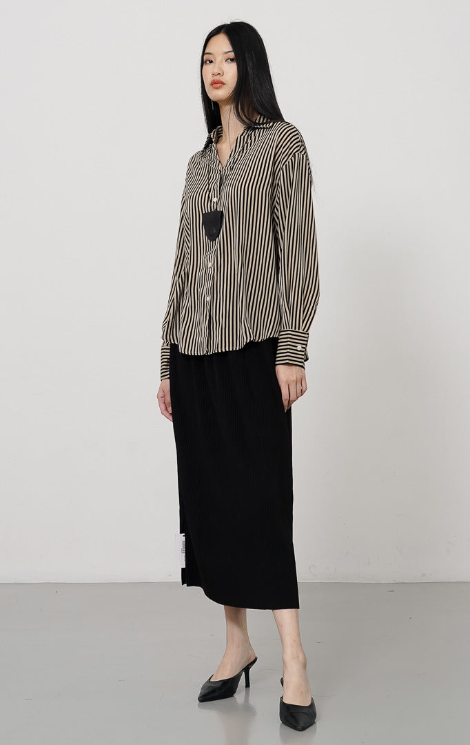 Elle Top Brown