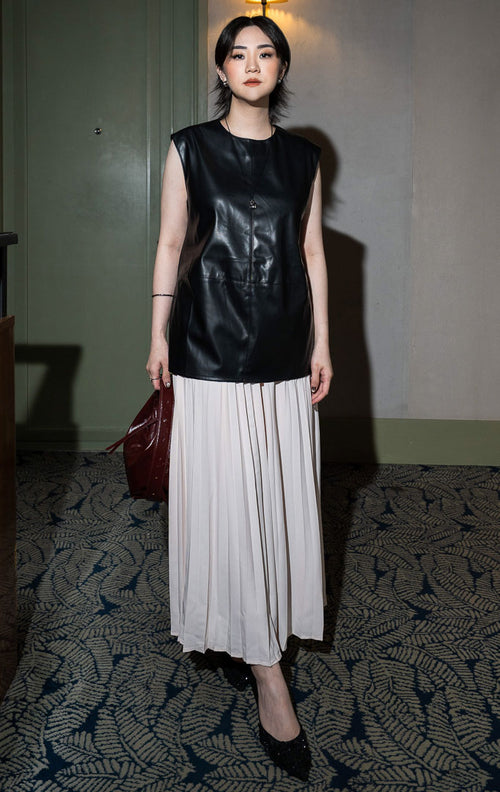 Katriel Top Leather Black