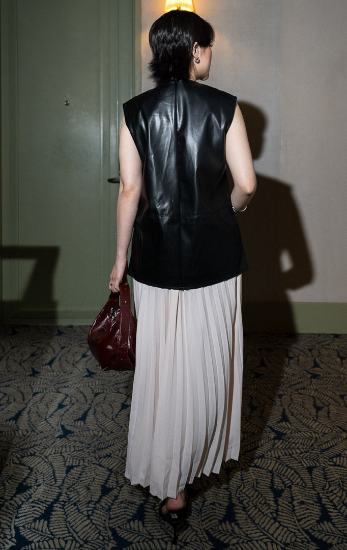 Katriel Top Leather Black