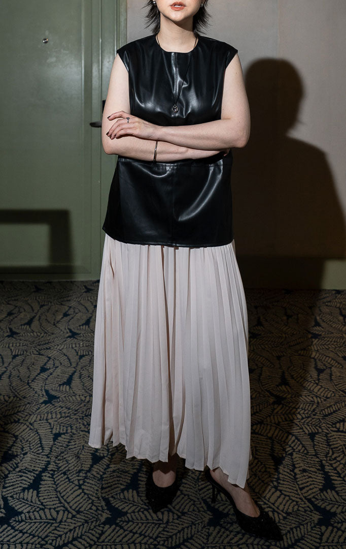 Katriel Top Leather Black