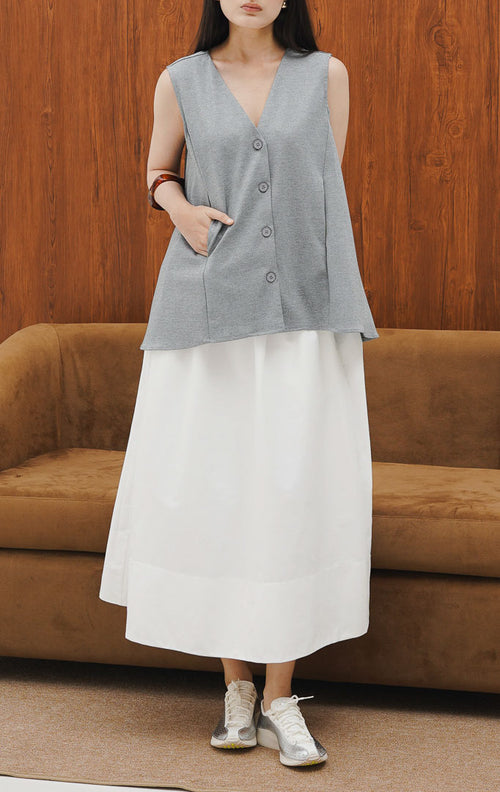 Elvira Vest Grey