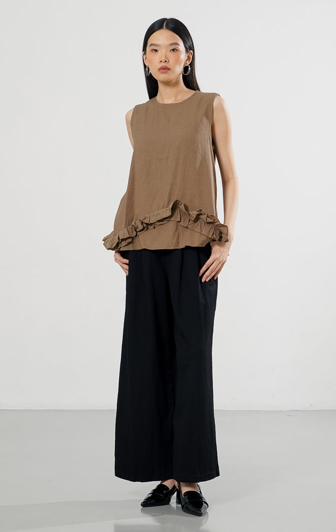 Xaria Top Brown