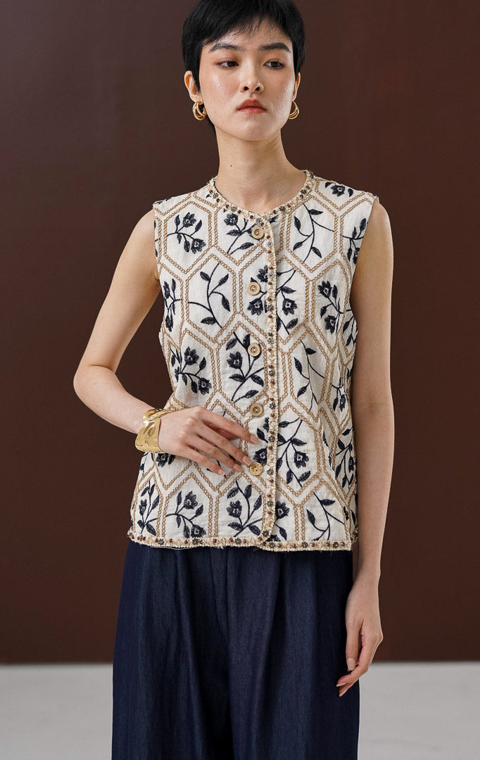 Anne Top Ivory