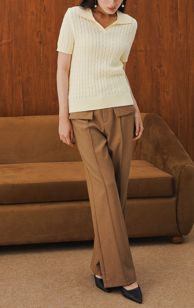 June Top Yellow