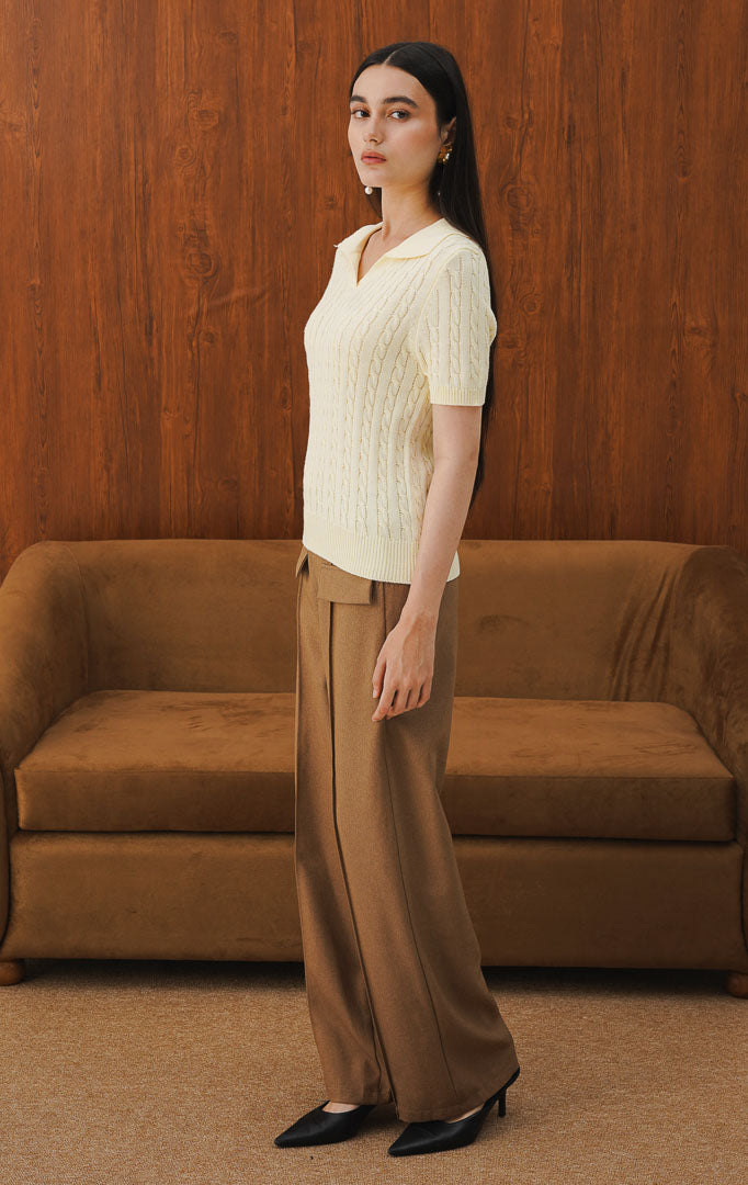 June Top Yellow