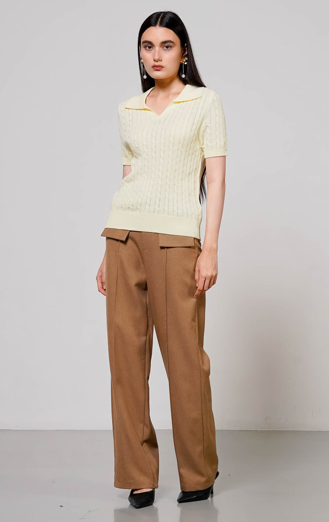 June Top Yellow