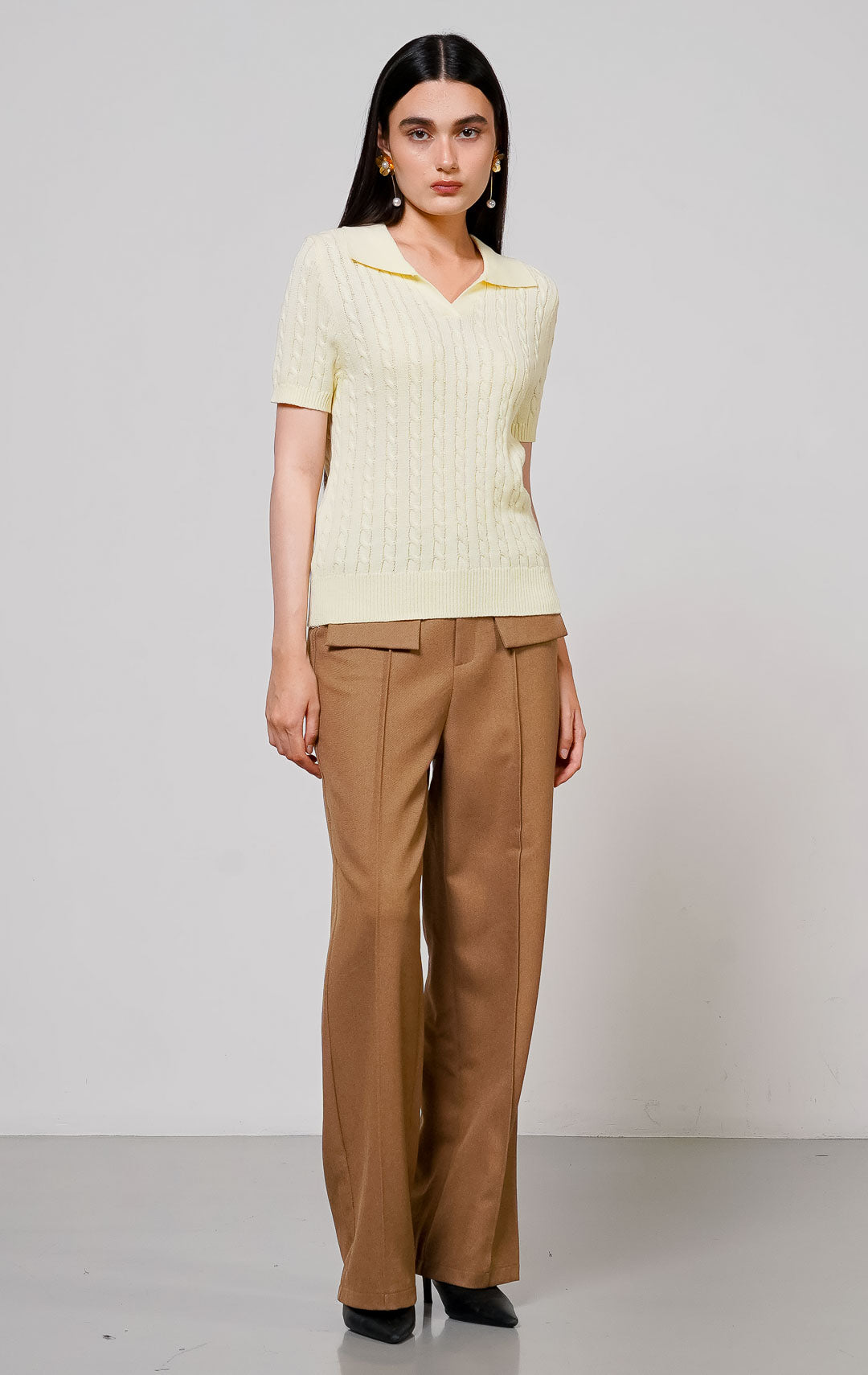 June Top Yellow