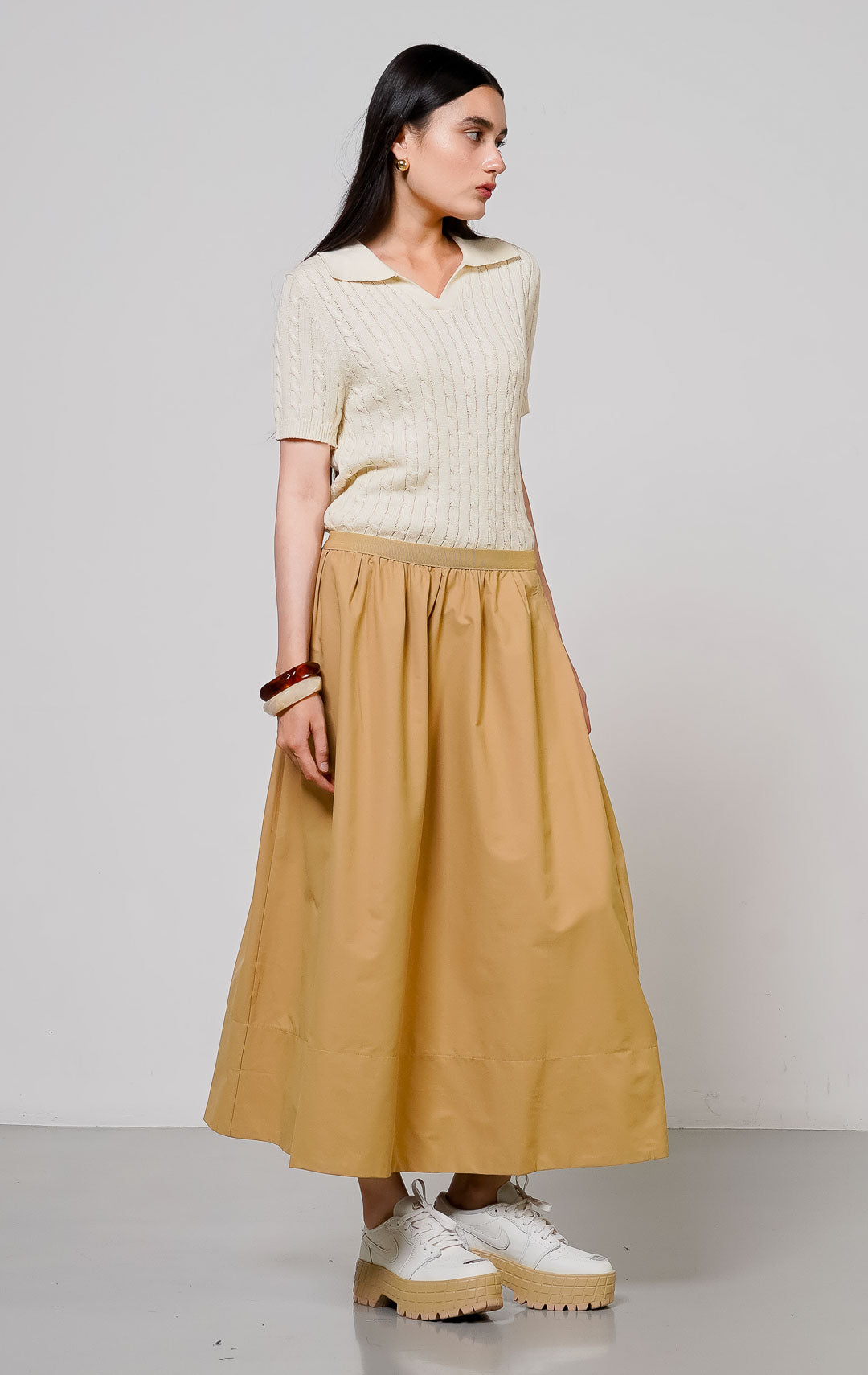 June Top Ivory