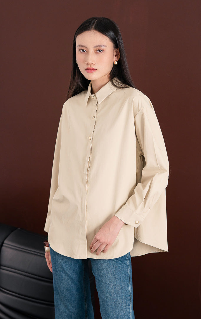 Rhea Top Khaki