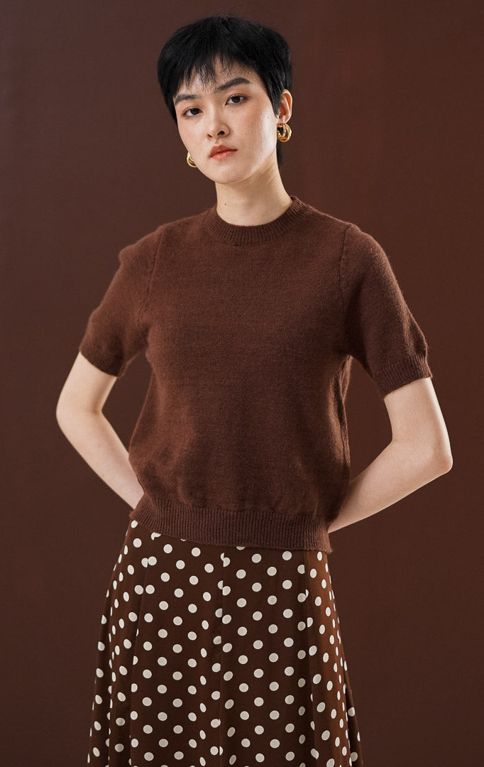 Livy Top Brown