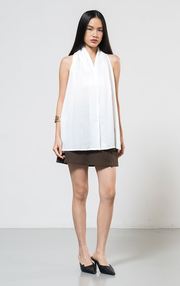 Aislin Top White