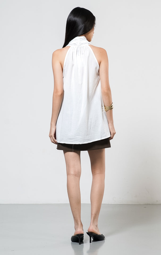 Aislin Top White