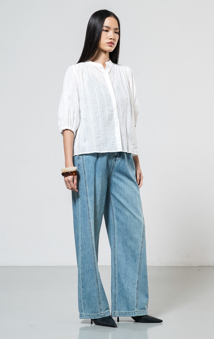 Elara Top White