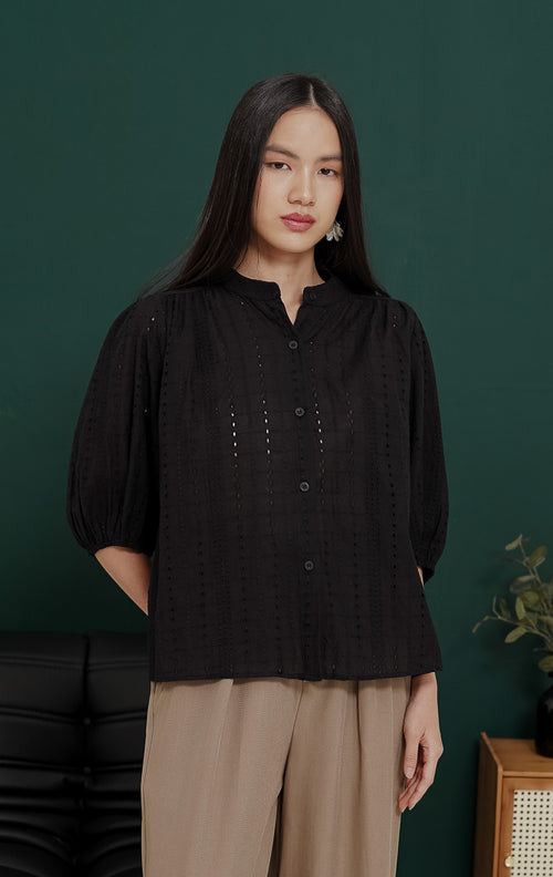 Elara Top Black
