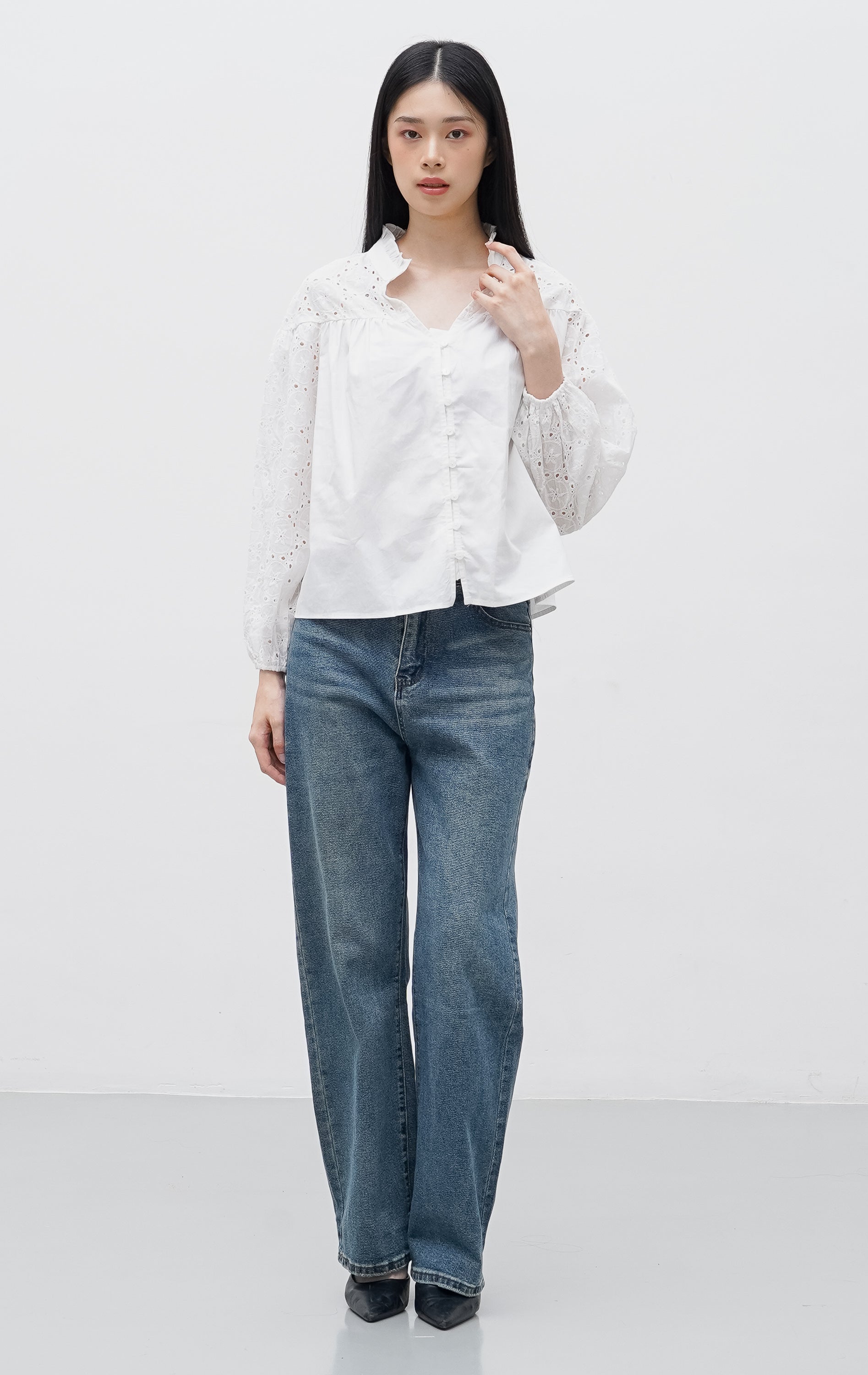 Karen Top White