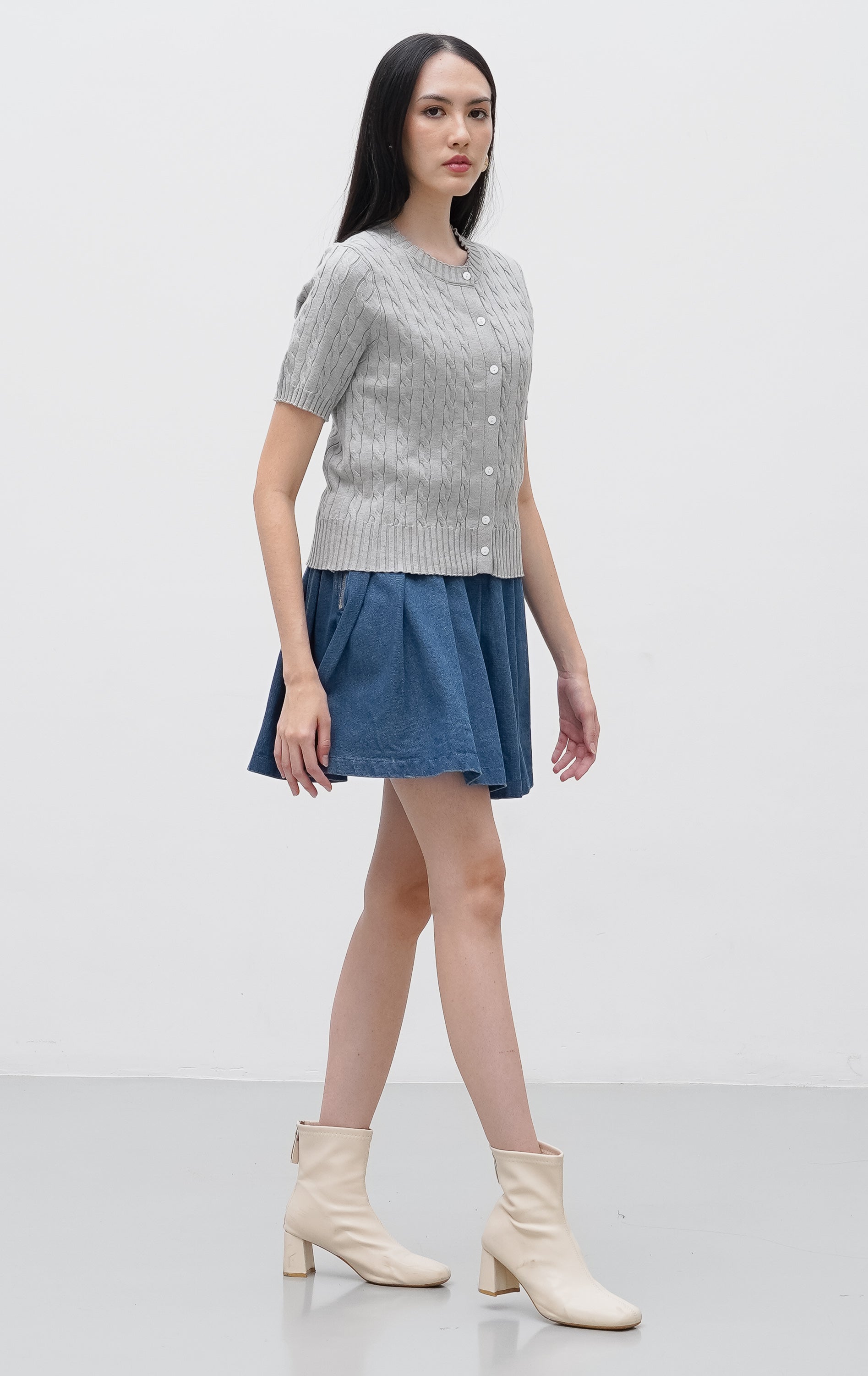 Kiana Top Grey