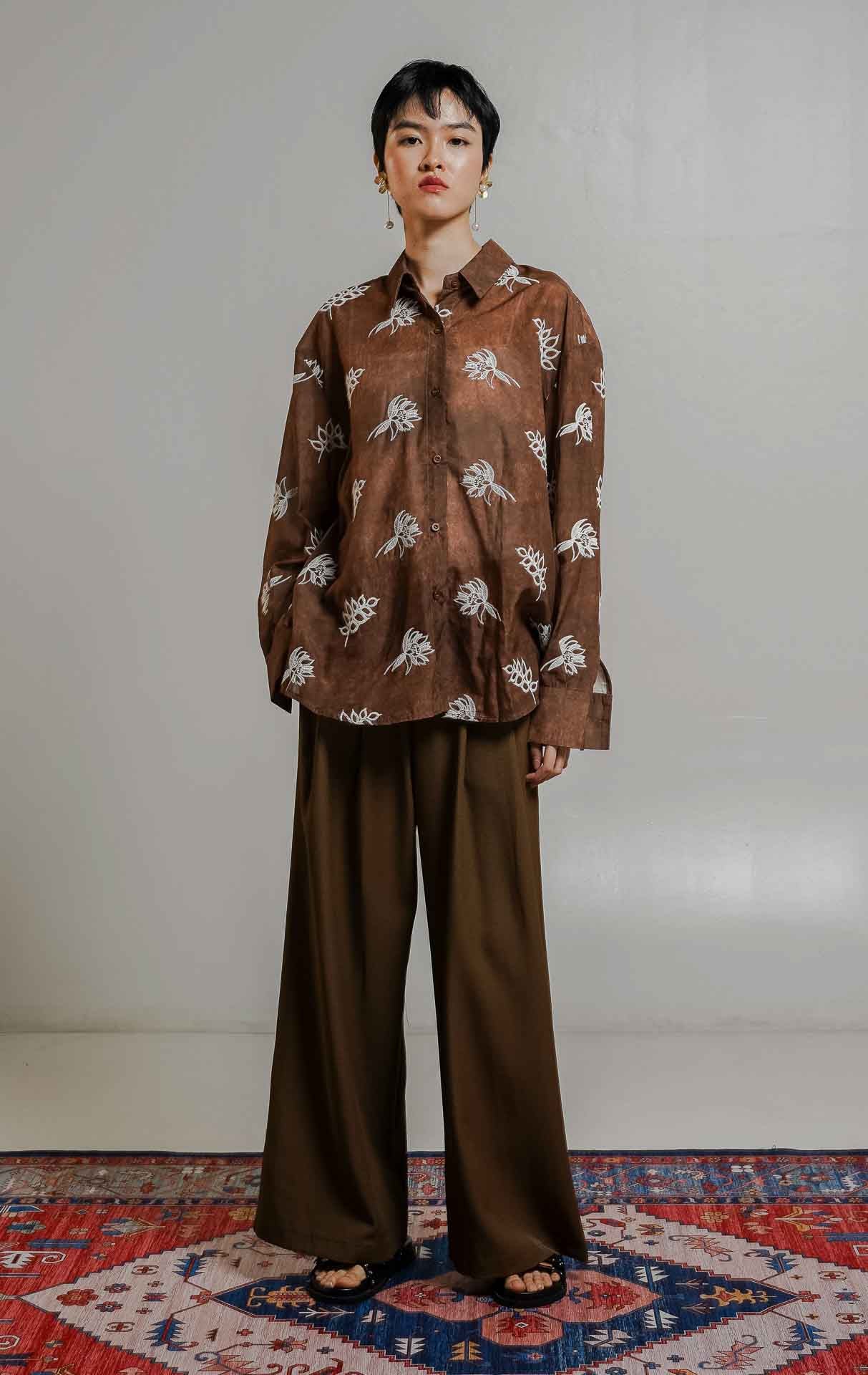 Suri Top Brown