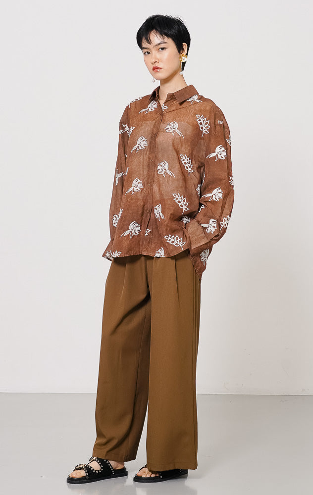 Suri Top Brown